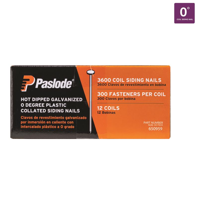 Paslode 2 in. Siding Hot-Dipped Galvanized Steel Nail Round Head 3600 pc
