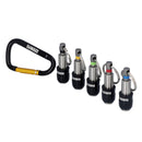DEWALT 1 in. Hardened Alloy Steel Key Ring Quick-Change Hex Extension 1/4 in. Hex Shank 5 pc