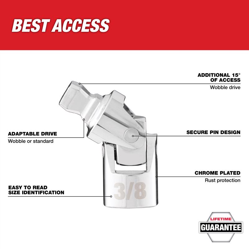 Milwaukee 3/8 in. drive SAE Universal Joint