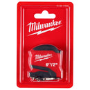 Milwaukee 1.93 in. L X 0.9 in. W Keychain Tape Measure 1 pk