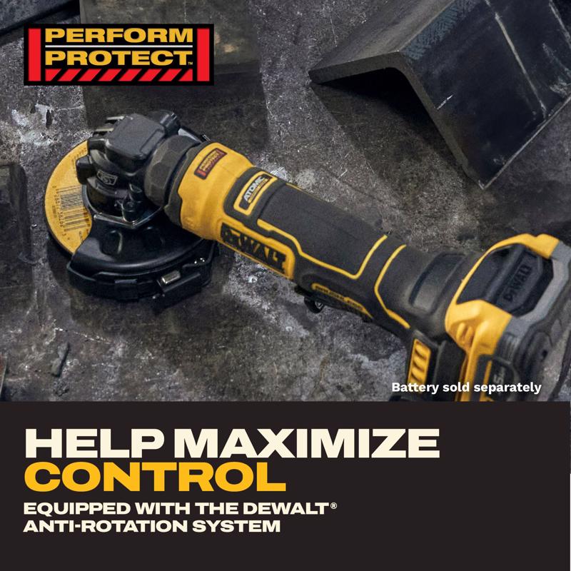 DeWalt 20V MAX ATOMIC Cordless 4 in. Angle Grinder Tool Only