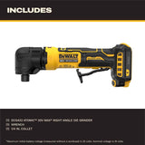DeWalt 20V MAX ATOMIC Brushless Cordless 1/4 in. Right Angle Die Grinder Tool Only