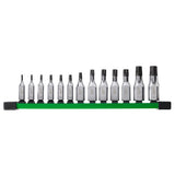 Milwaukee 1/4 and 3/8 in. drive SAE Torx Bit Socket Set 13 pc