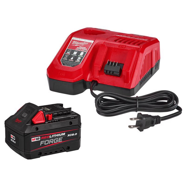 Milwaukee 18V M18 Lithium-Ion Battery and Charger 2 pc