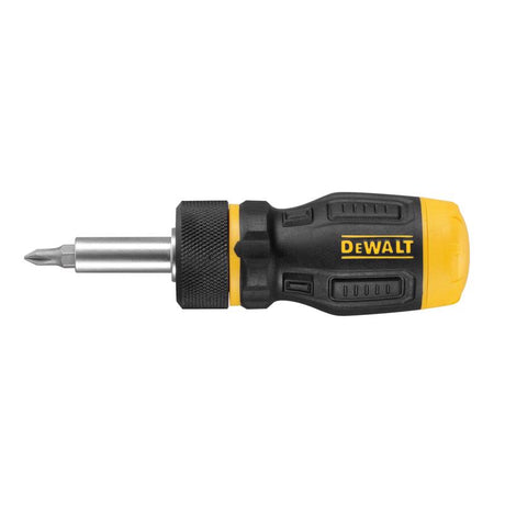 DeWalt MAX FIT Ratcheting Multi-Bit Stubby Screwdriver Set 7 pc