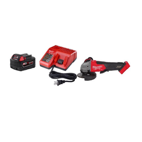 M18 FUEL Brushless 4-1/2in Grinder with 5Ah Battery & Charger Kit