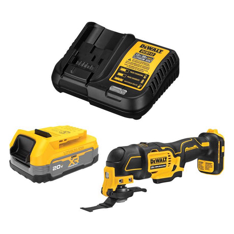 DEWALT 20V MAX POWERSTACK Starter Kit with 20V MAX ATOMIC Oscillating Multi Tool