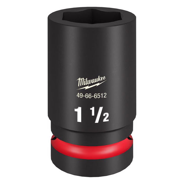 Milwaukee 1-1/2 X 1 in. drive SAE 6 Point Deep Impact Socket