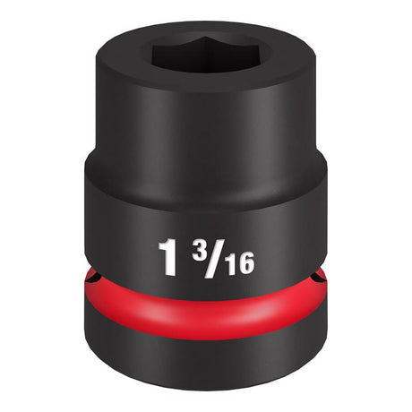 Milwaukee 1-3/16 X 1 in. drive SAE 6 Point Impact Socket 1 pc