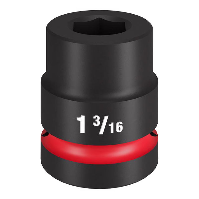 Milwaukee 1-3/16 X 1 in. drive SAE 6 Point Impact Socket 1 pc