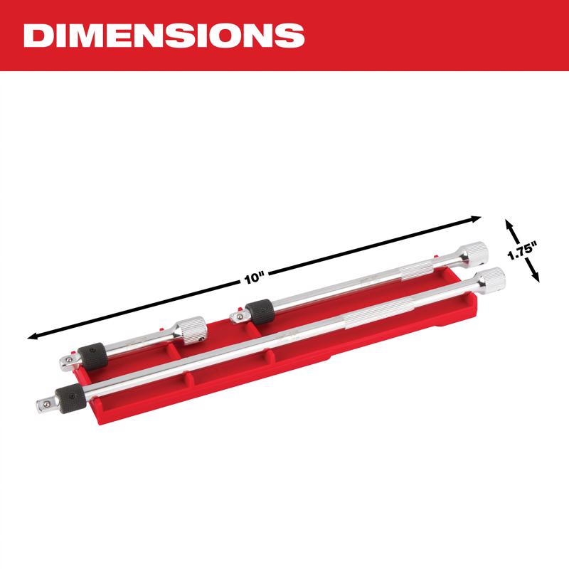 Milwaukee 1/4 in. drive Locking Socket Extension Set 3 pc