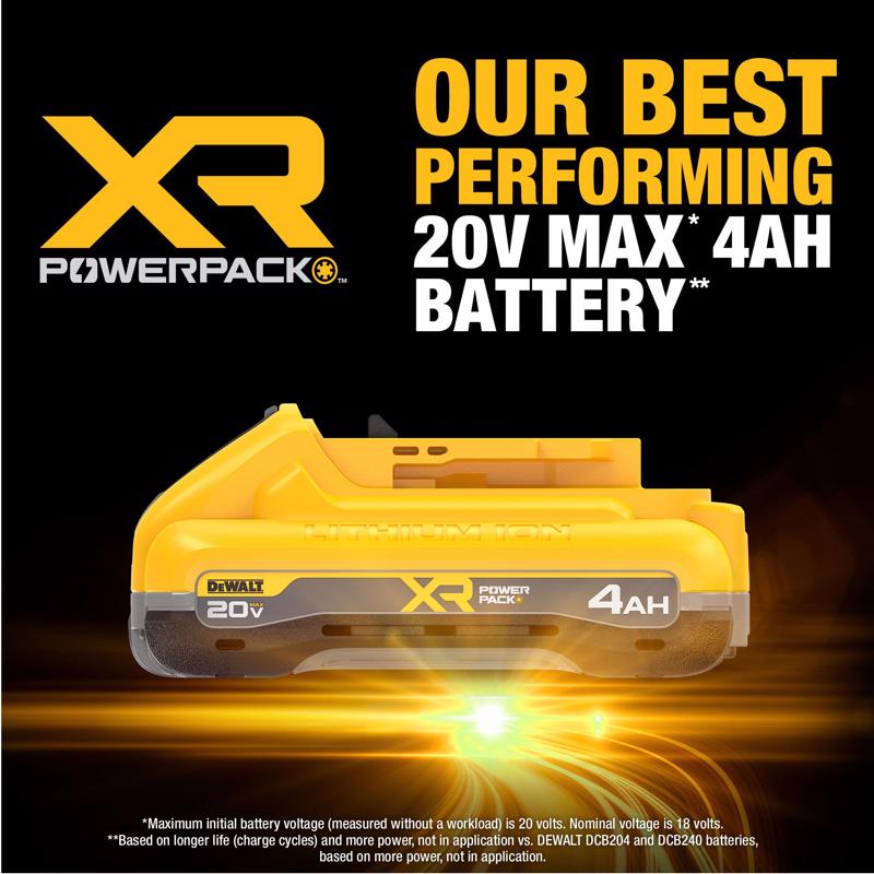 DeWalt 20V MAX DCB224-2 Lithium-Ion Battery Pack 2 pc