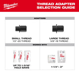Milwaukee Small Arbor Adapter
