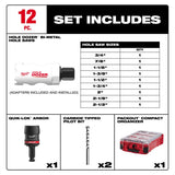 Milwaukee Bi-Metal Hole Saw Set