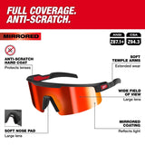 Milwaukee Wrap Around Safety Glasses Black Frame 1 pk