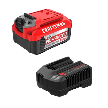 Craftsman V20 Advanced CMCB2106-CK 6 Ah Lithium-Ion Battery and Charger Starter Kit