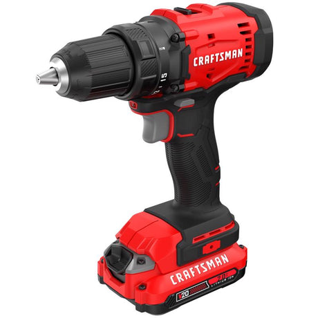 CRAFTSMAN V20 1/2 in. Brushed Cordless Drill Kit (Battery & Charger)