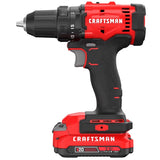 CRAFTSMAN V20 1/2 in. Brushed Cordless Drill Kit (Battery & Charger)