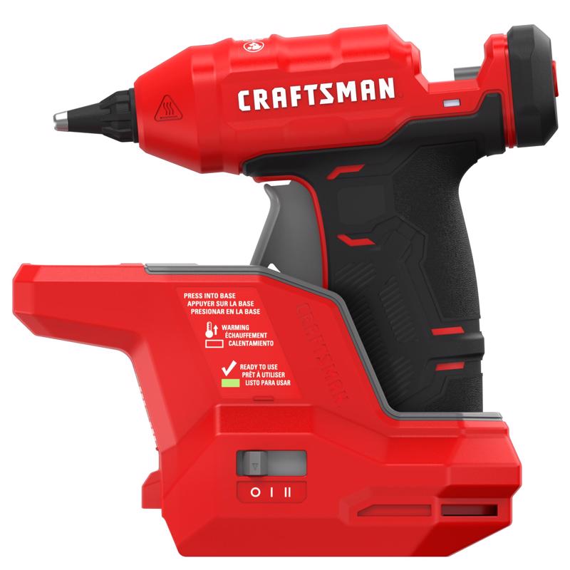 CRAFTSMAN V20 10 W Dual Temperature Cordless Glue Gun 20 V