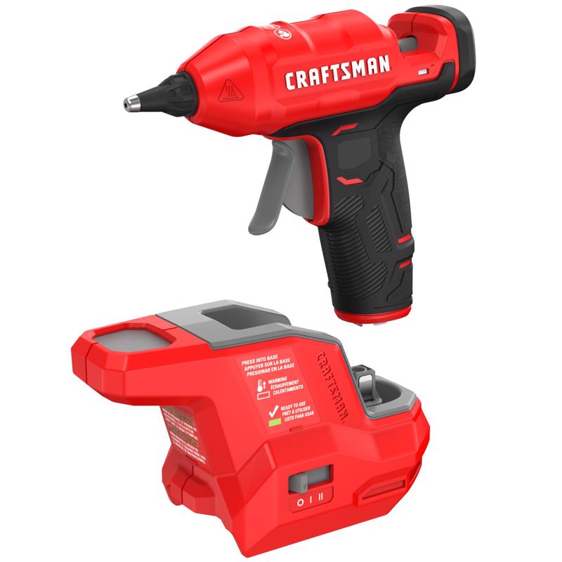 CRAFTSMAN V20 10 W Dual Temperature Cordless Glue Gun 20 V