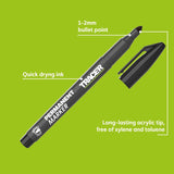 Tracer 6 in. L Permanent Marker Black 1 pc