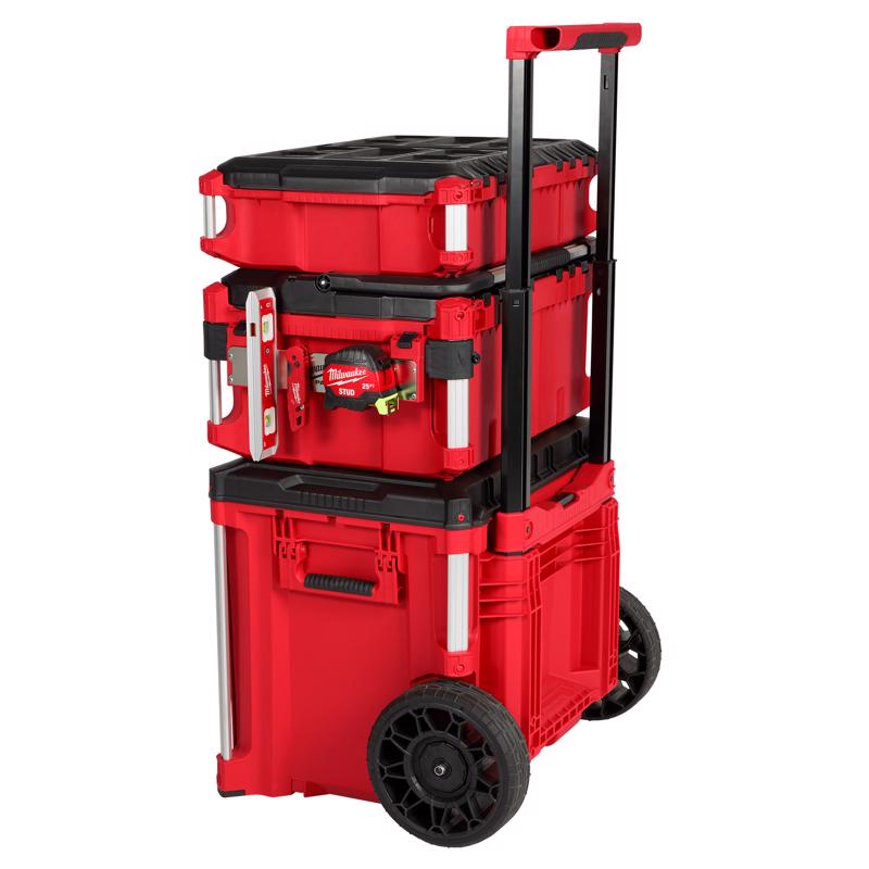 Milwaukee Packout 11.5 in. W X 3.5 in. H X 1.3 in. D Belt Clip Rack Plastic Gray/Red