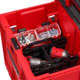 Milwaukee Packout 11.5 in. W X 4.9 in. H X 4.3 in. D Small Parts Bin Plastic 2 compartments Black/Re