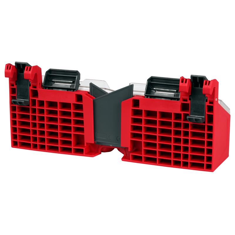 Milwaukee Packout 11.5 in. W X 4.9 in. H X 4.3 in. D Small Parts Bin Plastic 2 compartments Black/Re