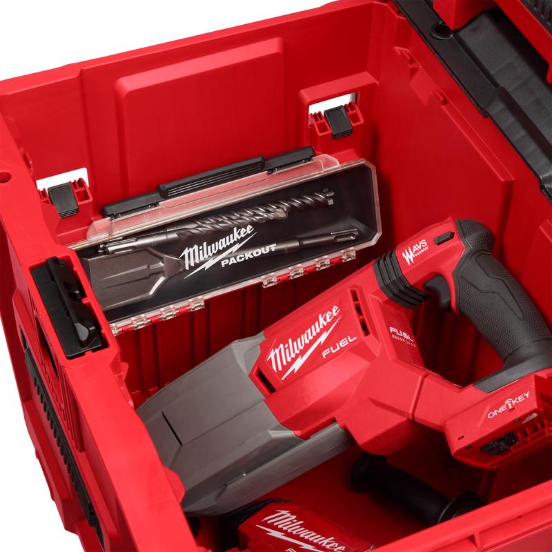 Milwaukee Packout 11.5 in. W X 4.8 in. H X 5.3 in. D Magnetic Power Tool Holder Plastic 1 compartmen