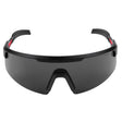 Milwaukee Wrap Around Safety Glasses Black Lens Black Frame 1 pair