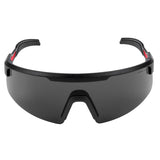 Milwaukee Wrap Around Safety Glasses Black Lens Black Frame 1 pair