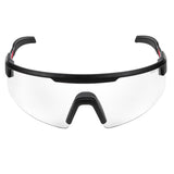 Milwaukee Wrap Around Safety Glasses Clear Lens Black Frame 1 pair