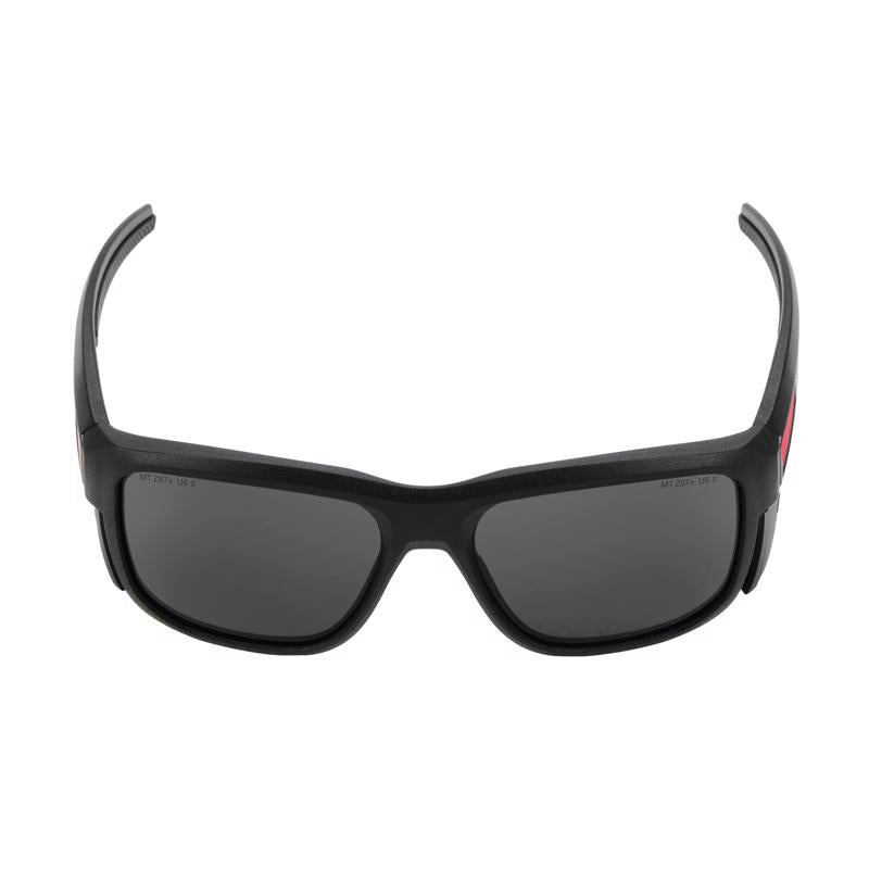Milwaukee Full Frame Safety Glasses Black Lens Black Frame 1 pair
