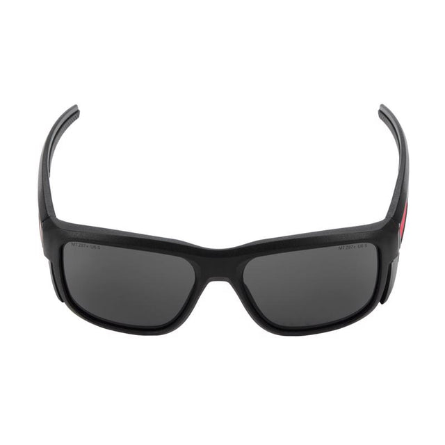 Milwaukee Full Frame Safety Glasses Black Lens Black Frame 1 pair