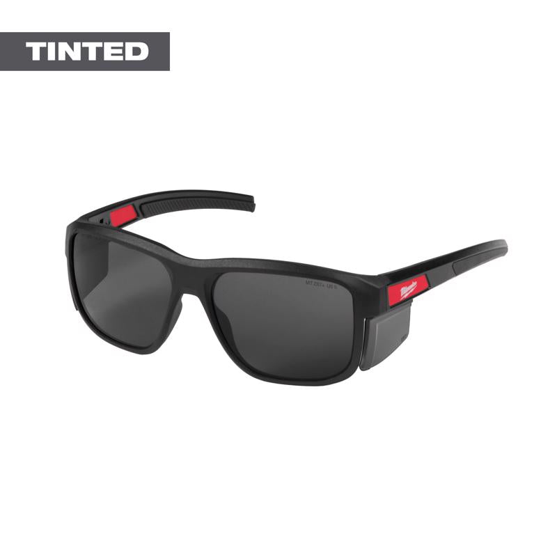 Milwaukee Full Frame Safety Glasses Black Lens Black Frame 1 pair