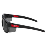 Milwaukee Full Frame Safety Glasses Black Lens Black Frame 1 pair
