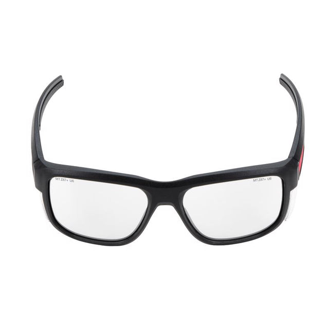 Milwaukee Full Frame Safety Glasses Clear Lens Black Frame 1 pair