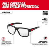 Milwaukee Full Frame Safety Glasses Clear Lens Black Frame 1 pair
