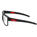 Milwaukee Full Frame Safety Glasses Clear Lens Black Frame 1 pair