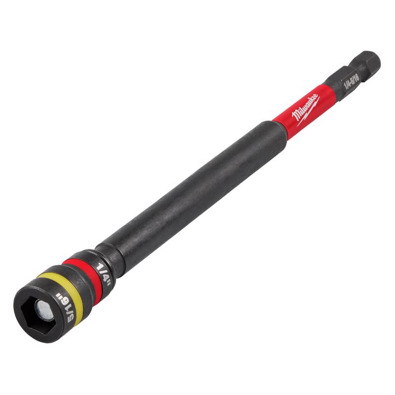 Milwaukee Shockwave 6 in. L Steel 2-in-1 Magnetic Nut Driver 1 each