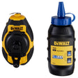 DeWalt Blue Compact Chalk Line Reel Kit 50 ft. Braided