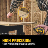 DeWalt Bi-Material Chalk Line Reel Bold Braided Line