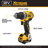 DeWalt 12V MAX XTREME 3/8 in. Brushless Compact Cordless Drill/Driver Kit (Battery & Charger)