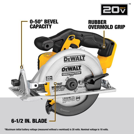 DeWalt 20V MAX Cordless Brushed 7 Tool Combo Kit