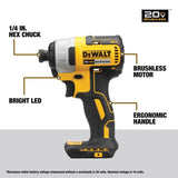 DeWalt 20V MAX Cordless Brushed 7 Tool Combo Kit