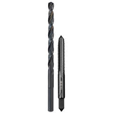 Milwaukee High Carbon Steel SAE NC Plug Tap and Drill Bit Set 2 pc