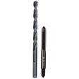 Milwaukee High Carbon Steel SAE NF Plug Tap and Drill Bit Set 2 pc