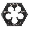 Milwaukee High Carbon Steel SAE Hexagon Die 1 pc