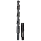 Milwaukee High Carbon Steel SAE NPT Plug Tap and Drill Bit Set 2 pc