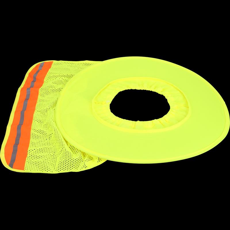 PIP EZ-Cool Hard Hat Brim with Neck Shade Yellow